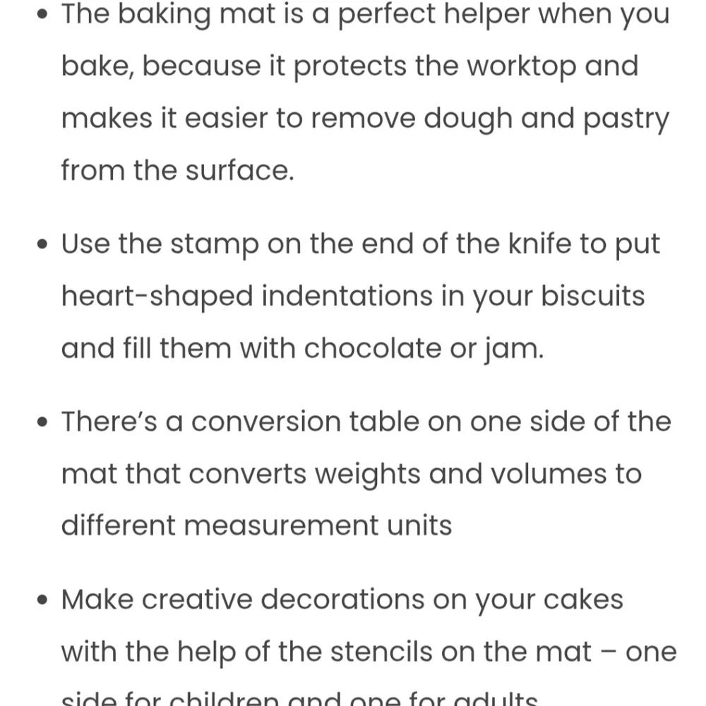 Ikea Sockerkaka Baking Mat & Knife